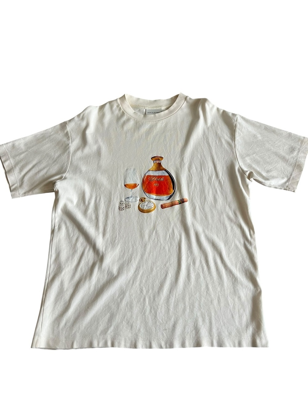 DRÔLE DE MONSIEUR
Wagon Bar T-shirt In Cream M Size (4)